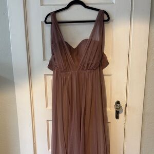 Mauve Bridesmaid Dress